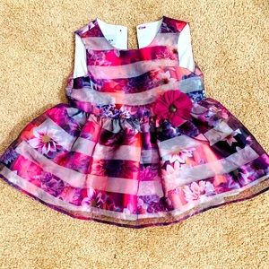 Pippa & Julia Infant Floral Dress